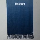 Aizome indigo-dyed cotton stole - Natural indigo dye, 100% cotton, Murata Senko